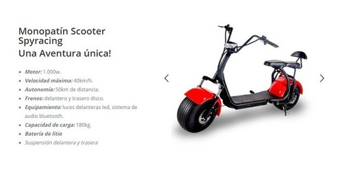Imagen 15 de 15 de Moto Spy Racing 1500 W / Sunra Electrico Startmotos32