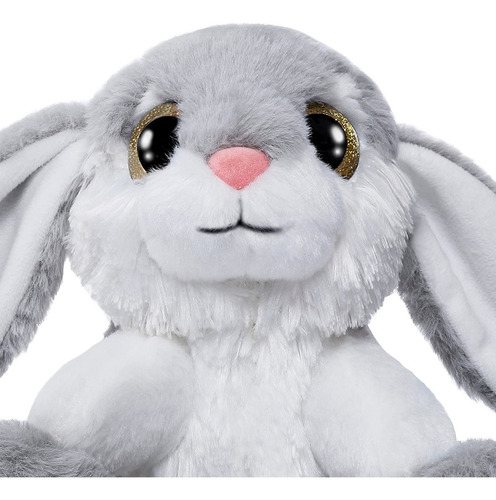 Nleio Peluche De Conejo De Peluche, Conejo De Peluche De 8.. Color Animales De Peluche De Conejo Gris De 8.5 Pulgadas