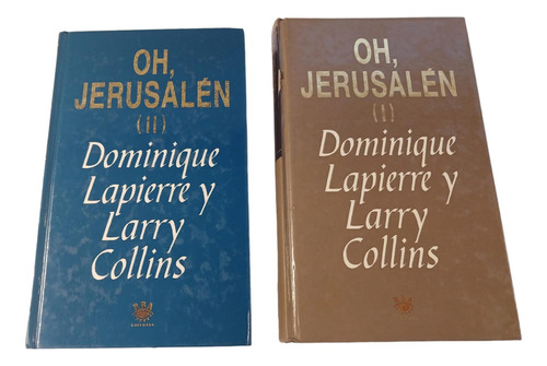 Oh, Jerusalén (tomo1 Y 2)- Dominique Lapierre/ Larry Collins