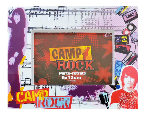 Porta Retrato Camp Rock 9 X 13 Demi Lovato E Joe Jonas Disney