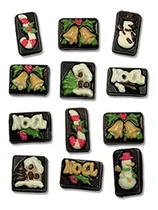 Comprar Molde Placa Parpen Bombon Rectangular Figuras Navideñas P547