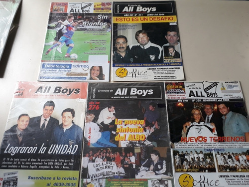 All Boys. Lote De 9 Revistas. Excelente Estado. 
