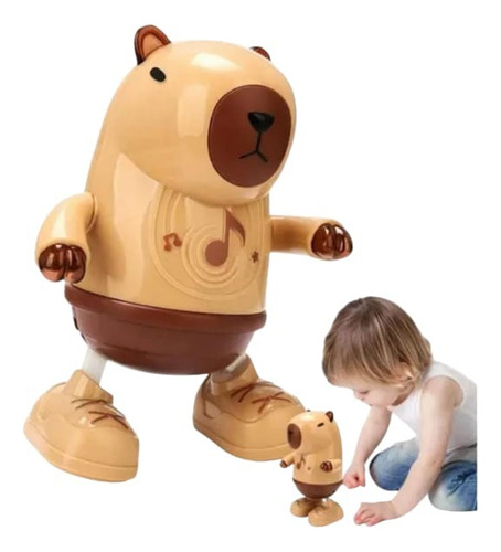Muñeco De Capibara Bailarín Con Luz Y Sonido Movimiento