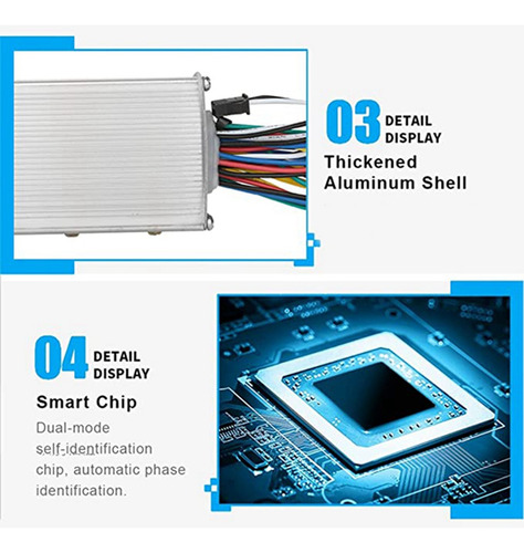 Controlador De Motor Cristalino, 36v/48v 350w Brainpower