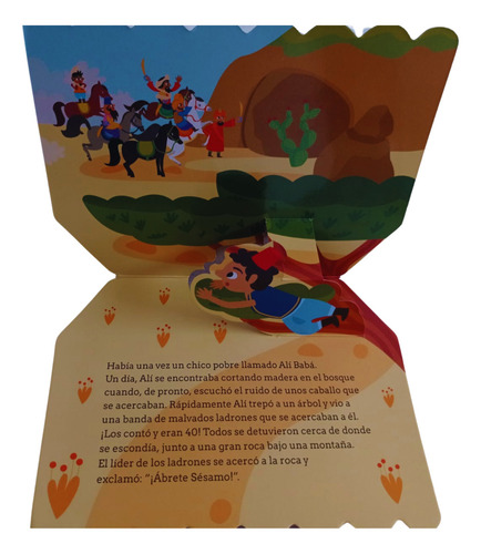 Alí Babá Y Los 40 Ladrones, Pop Up 3d, Dreamsart, De Moisés Salama., Vol. 1. Editorial Dreamsart, Tapa Dura, Edición 1 En Español, 2023