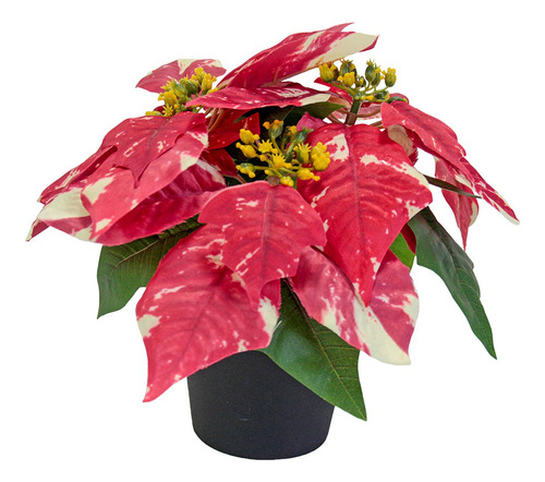 Planta De Pascua Artificial Navideña Realista Para Mesa De