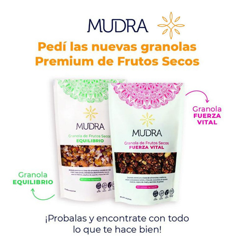 Granola Pack X4 Frutos Secos S/azucar S/tacc Kosher Vegan