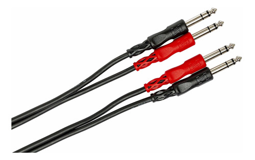 Hosa Css-202 Cable De Interconexión Estéreo Trs Dual De 1/4 