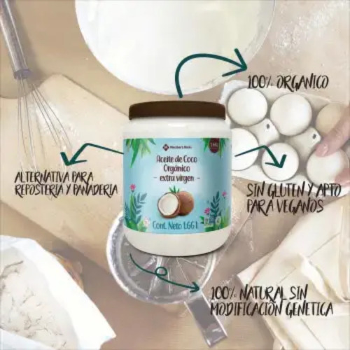 Aceite De Coco Member's Mark Extra Virgen Orgánico 1.66 L