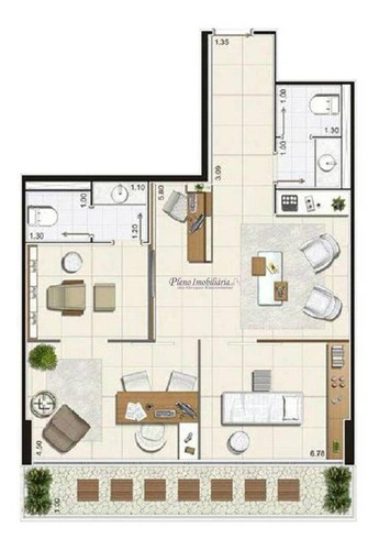 Sala À Venda, 73 M² Por R$ 405.790,00 - Vila Nilva - Barueri/sp - Sa0046