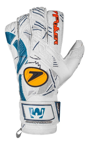 Imagem 6 de 9 de Luva Goleiro Prof Futebol Campo Champion 7 Extended Weverton