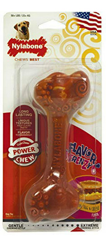 Nylabone Flavor Frenesí Giant Dura Chew Bacon, Huevo Y Queso