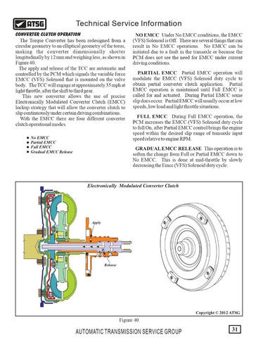 62te Transmisión Automática (manual De Reparación) (Usado)