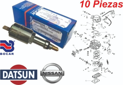 10 Valvula Electromagnetica Original Nissan Pickup 720 87-92