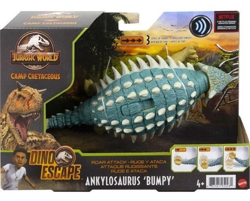Dinosaurio Ankylosaurus Bumpy Jurassic World Camp Cretaceous