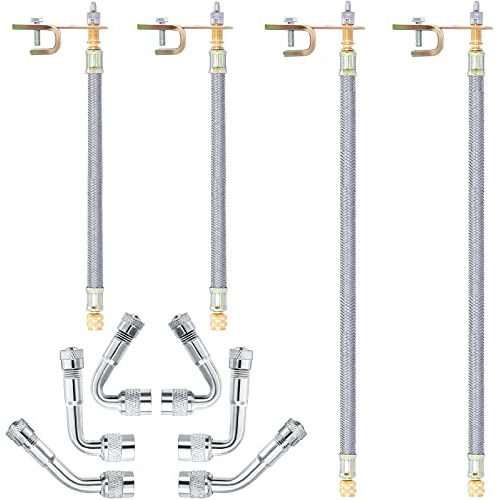 Juego De 4 Alargadores De Válvula De Acero Inoxidable ...