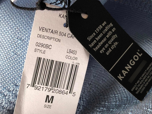 Imagen 7 de 7 de Kangol Gorra Verano Talle M Único Talle Y Color.