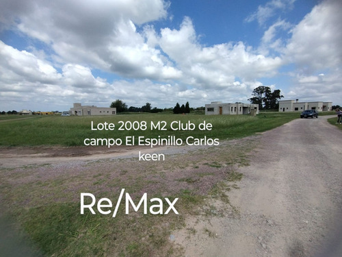 Venta Lote Carlos Keen 2008m2 Club De Campo Espini