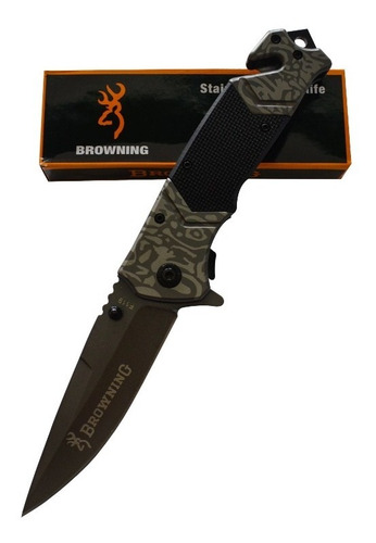 Imagen 4 de 4 de Navaja Browning At-11, Cuchillo, Caza, Supervivencia; Acero