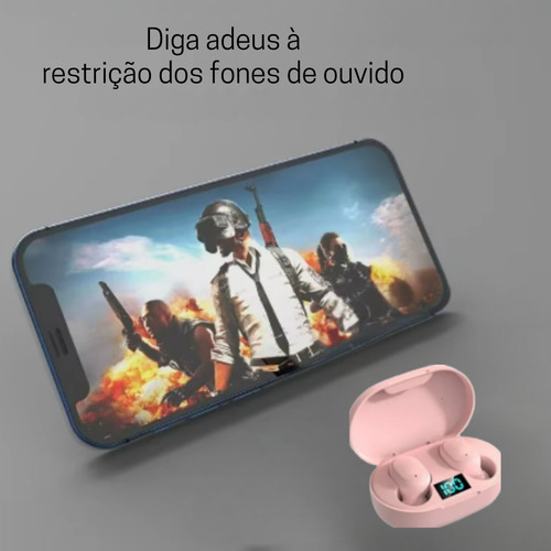 Fone De Ouvido Bluetooth 5.0 E6s Tws Sem Fio Intra Auricular