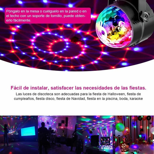 * Lámpara De Proyector Musical Mini Led De Noche For Fiestas