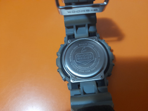Relógio Casio G-shock, Gd - 120 Cm, Digital, Ler A Descrição Camuflada Cinza Preto (Usado)