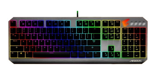 Teclado Mecanico Gamer Aorus K7 Ingles Rgb Cherry Mx Red Bk