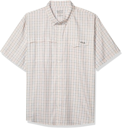 Huk Camisa De Manga Corta Para Hombre Tide Point | Botón De