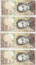 Comprar 2 Billetes Consecutivos Bsf. 100-aa8 Octubre 29 2013 2 Pares