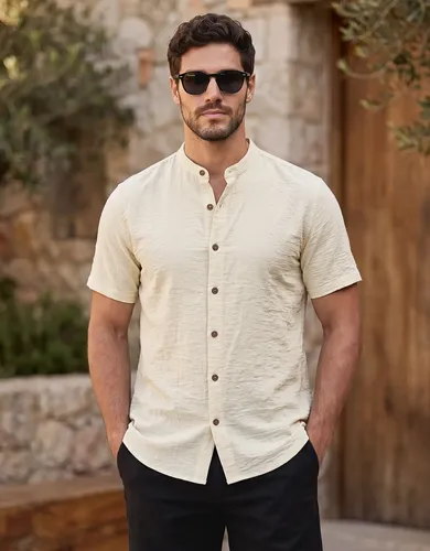 Camisa Gola Padre Manga Curta (5 cores)