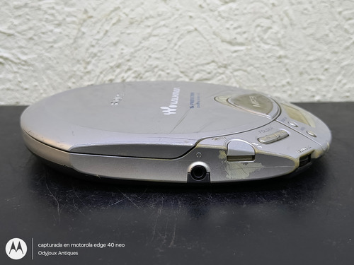 Discman Sony Cd Walkman Portable D-cj501 Mp3 No Sirve Lector Plateado (Usado)