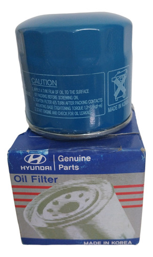 Filtro Aceite Motor Hyundai Tucson Sportage Elantra Cerato 