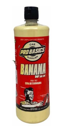 Banana Wax Cera De Carnauba 1 Litro Car Probasics