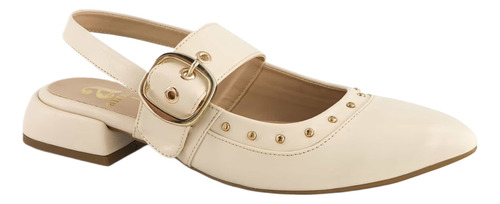 Zapato Mule 3754641ve Transpirable Ojal Metal Tachas Hebilla