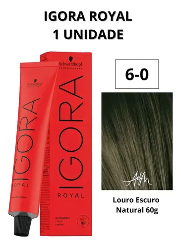 Tintura Schwarzkopf Professional Igora royal Naturalstom 6-0para