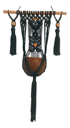Colgante Macramé Para Macetero Para Flores Plantas Con Barra
