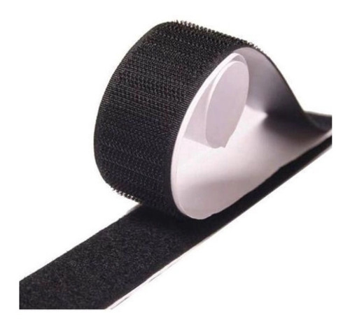 Imagen 2 de 2 de Contactel Tipo Velcro 19 Mm Adhesivo Gancho-felpa Neg O Bco