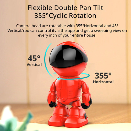 Cámara De Seguridad Wifi, Cámara Para Bebés/mascotas, Monito