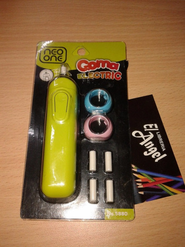 Goma De Borrar Neo One Electrica + Tira De 20 Repuestos
