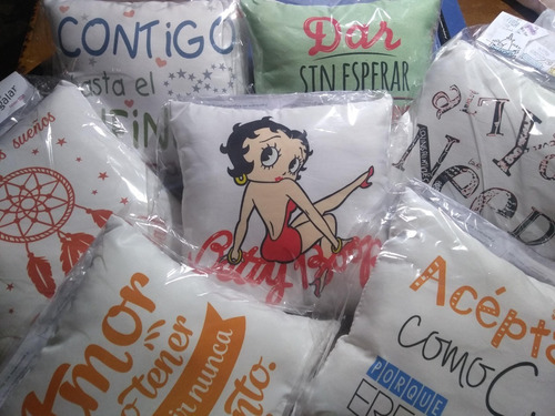 5 Almohadones Personalizados 30x30 