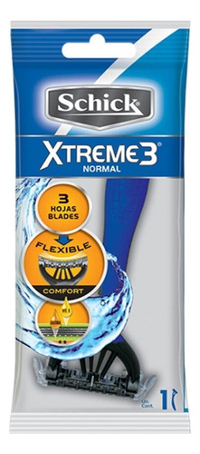 Maquina De Afeitar Schick Xtreme3® Para Piel Normal 12unid