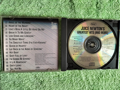 Eam Cd Juice Newton Greatest Hits & More 1987 The Very Best