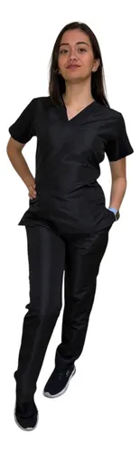 Uniforme Antifluido Scrub Médico Mujer + Obsequios Lavables