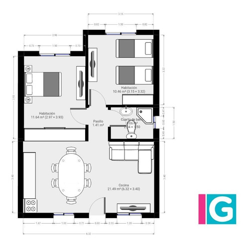 Imagen 6 de 7 de Departamento En Venta