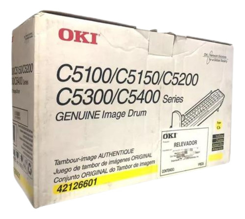 Tambor Oki 42126601 Yellow Original Nuevo Para C5100
