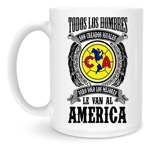 Taza De Ceramica 11 Oz. America,pumas,chivas,cruzazul Ligamx