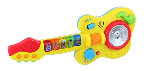 Guitarra Infantil De Juguete Con Luz Y Sonido