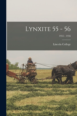 Libro Lynxite 55 - 56; 1955 - 1956 - Lincoln College
