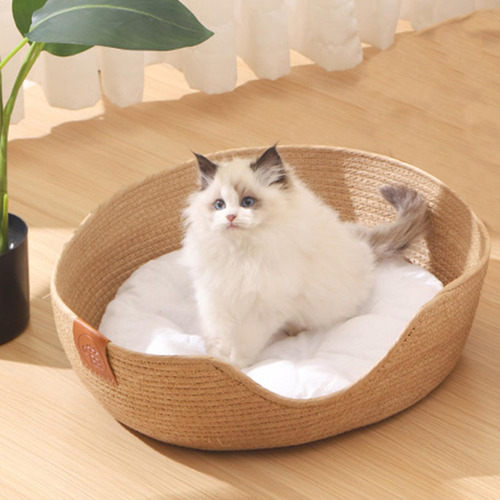 Cama Tipo Cesta Para Gatos, Bonita Cesta Nido Para Dormir, S