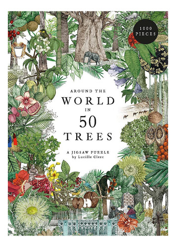 Around The World In 50 Trees - Rompecabezas De 1000 Piezas